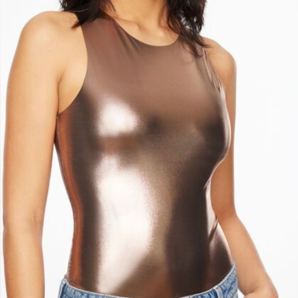 Dynamite Metallic Gold One Piece